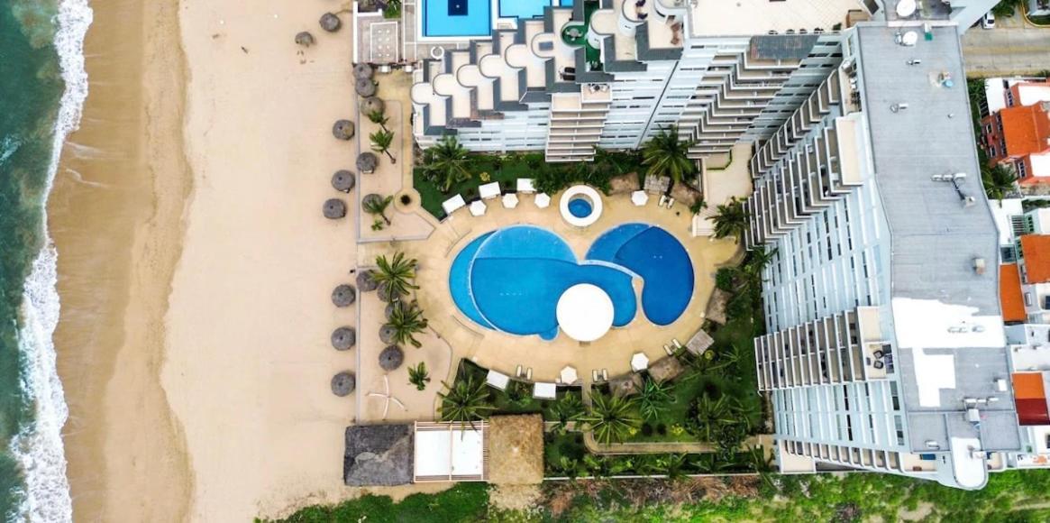 A Pie De Playa Con Alberca Jacuzzi Vista Al Mar Apartment Mazatlan Luaran gambar